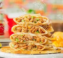 Green Pepper and Pork Roll-up