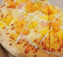 Sweet Pineapple Shrimp Pizza