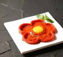 Tender Beef with Egg Custard