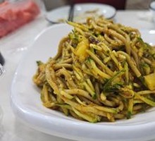 Mashed Potato and Buckwheat Noodles Salad