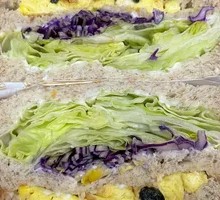 Egg and Meat Floss Sandwich