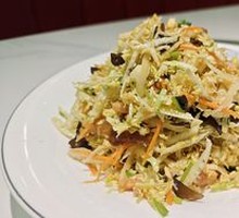 Dried Shrimp, Jellyfish Head, and Baby Bok Choy