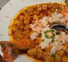 Lobster and Crab-Filled Tofu Stir-Fry