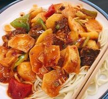 Beef and Potato Noodles