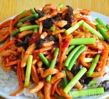 Fish-Flavored Shredded Pork Rice Bowl