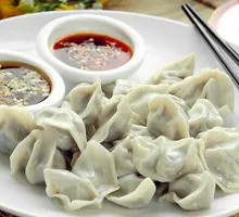 Pork and scallion dumplings