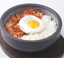 Spicy Kimchi Stone Bowl Rice