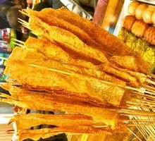 Sweet and Spicy Fried Tofu Skin