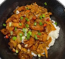 Smoked Bamboo Shoot and Preserved Pork Rice