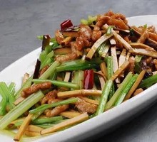 Celery and Tofu Shreds with Pork