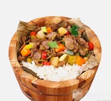 Spicy Sour Chicken Offal Rice