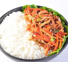 Fish-Flavored Shredded Pork Rice Bowl