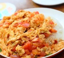 Tomato and Egg Rice Bowl