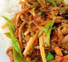 Fish-Flavored Shredded Pork Rice Bowl