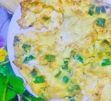 Pan-fried Egg with Greens