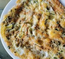 Fiddlehead Fern and Egg Pancake