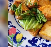 Lettuce Stir-Fried Tofu