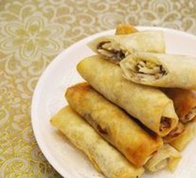 Spring Pancake with Meat