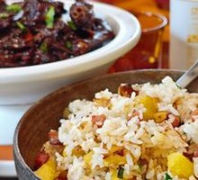 Cured Meat and Potato Clay Pot Rice