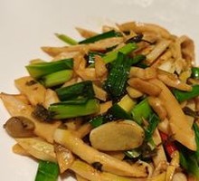 Bamboo Shoots with Mustard Greens