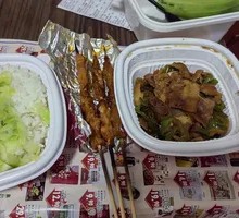 Stir-fried Pork with Long Green Chili Rice