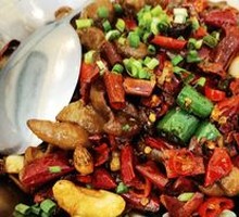 Spicy Pork Intestines Stir-fry