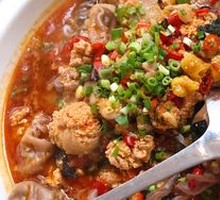 Fish Offal Hot Pot