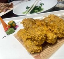 Salted Egg Yolk Glazed Organic Pork Ribs