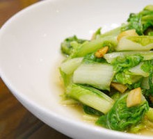 Organic Stir-Fried Bok Choy with Garlic