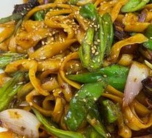 Spicy Pork Belly with Chili and Knife-Cut Noodles