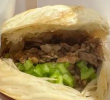 Crispy Pastry Meat Sandwich