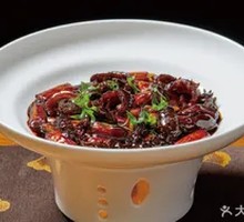 Braised Sea Cucumber with Green Onion