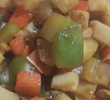 Vegetable Stir-Fry with Three Dices