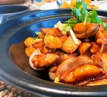Braised Chicken with Abalone and Ginger