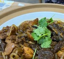 Chicken Stewed with Mushrooms