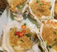 Garlic Roasted Oysters