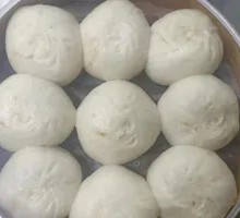 Pan-fried Meicai Pork Buns