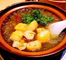 Duck Blood and Vermicelli Clay Pot