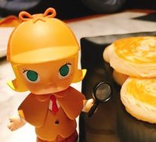 Red Bean Gold Thread Cake