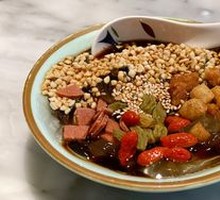 Brown Sugar Glutinous Rice Balls with Ice Jelly