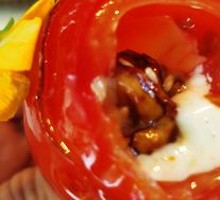 Amber Almonds with Crystal Tomatoes