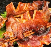 Grilled Squid on Iron Plate