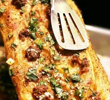Beef Crumbly Flatbread