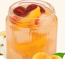 Braised Pear with Sugar-Candied Yellow Peach