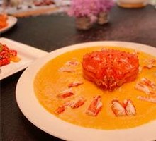 Huaiao Lotus Crab Steamed with Yellow Wine