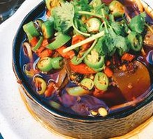 Spicy Sichuan Blood Duck Hot Pot