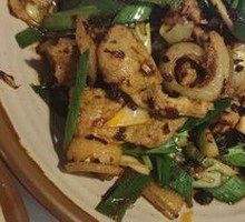 Salted Vegetable Hot Pot with Pork