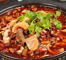 Chongqing Boiled Duck Blood with Spicy Sauce