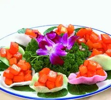 Salted Egg Yolk Baked Pumpkin