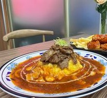 Korean BBQ Omelette Rice